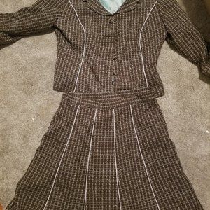 Clues Collection Tweed Two piece suit